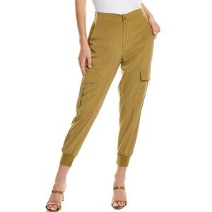 New Area Stars Cargo Pocket Jogger Pants Ari Khaki Tan Size Small
